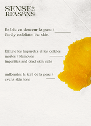 Turmeric body & face scrub - SENSE OF RADIANCE 100ml - SENSEOFREASONS