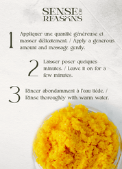 Turmeric body & face scrub - SENSE OF RADIANCE 100ml - SENSEOFREASONS