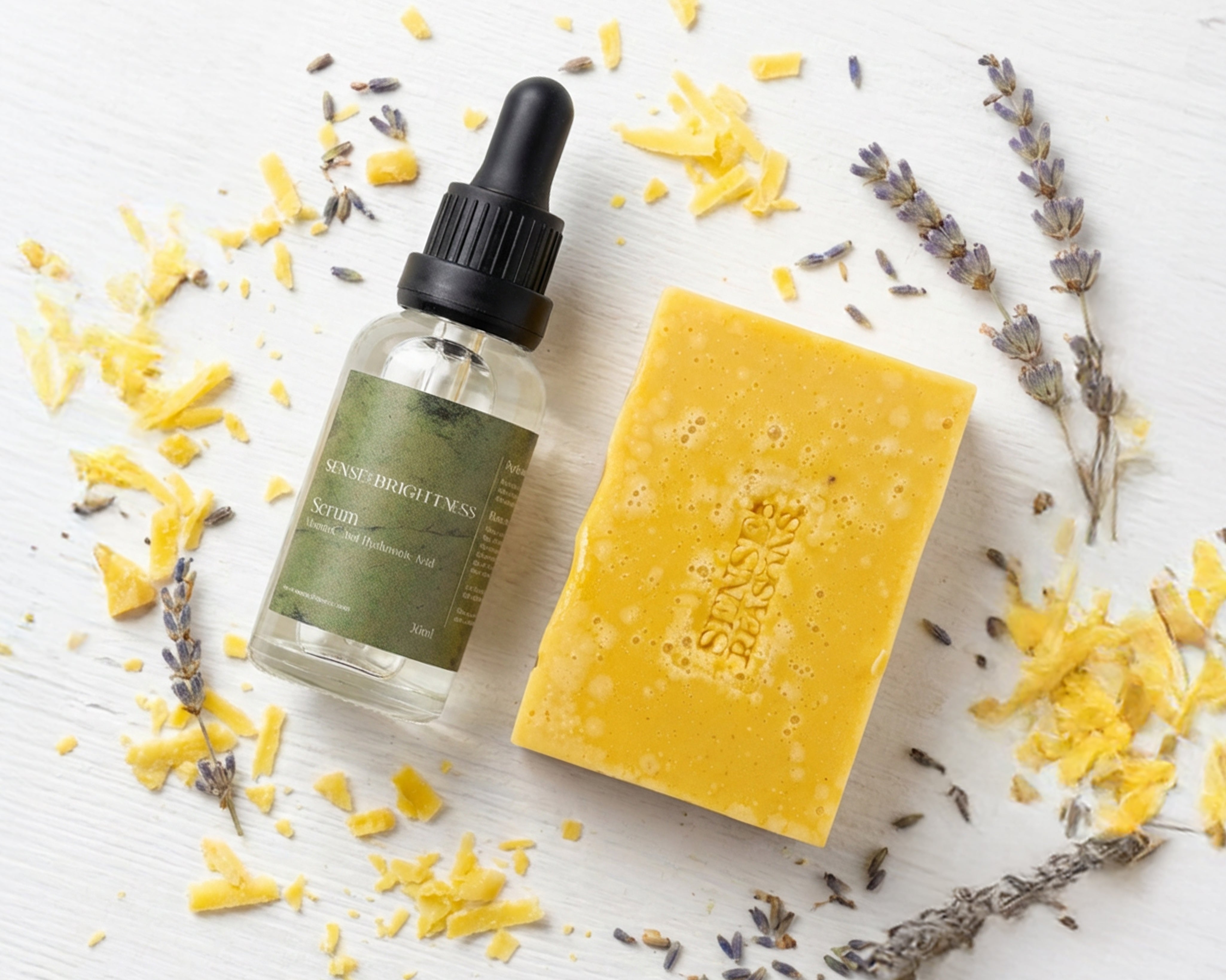 Discover the “Vitamin C Duo” – Your Ultimate Glow-Boosting Routine Vitamin C Serum + Turmeric Soap 