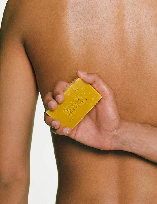 Turmeric &amp; Vitamin C Soap - Fades Dark Spots, Evens Skin Tone, Brightens Black Skin