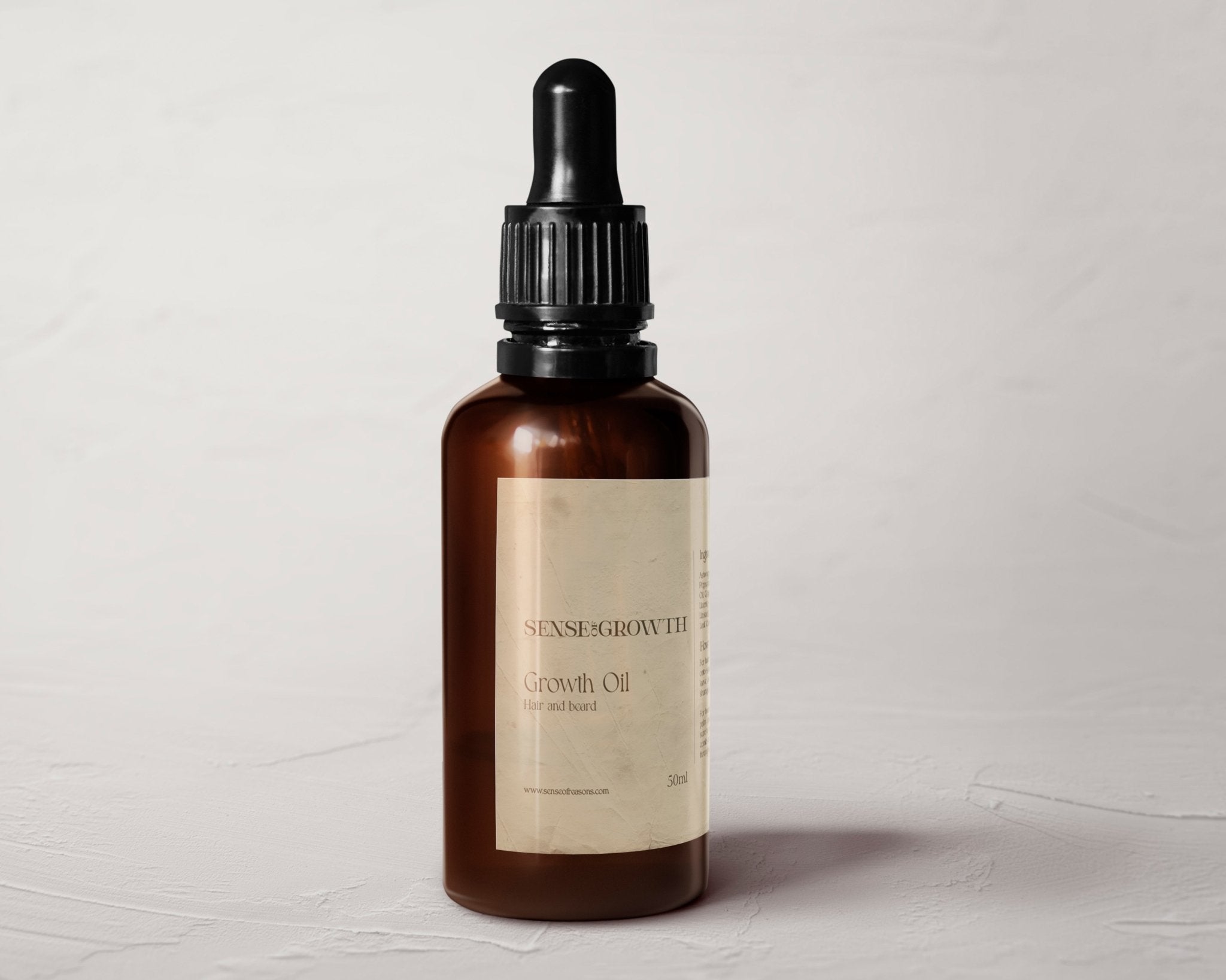 Hair &amp; Beard Growth Oil - SENSEOFGROWTH - SENSEOFREASONS